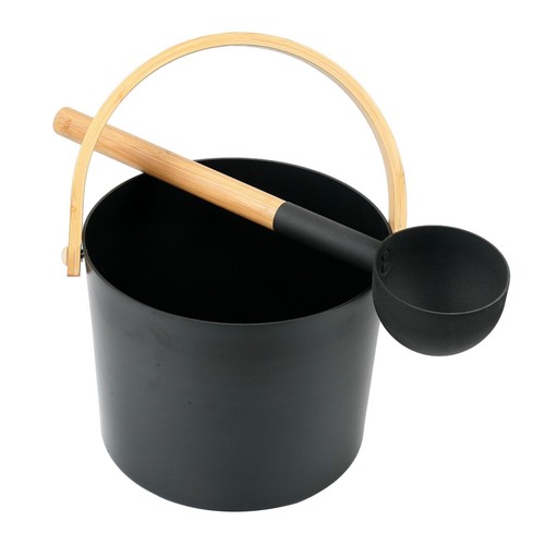Sauna bucket with ladle spa - with, 7l