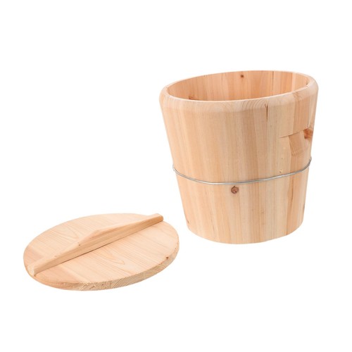 Wooden towel warming - towel, barrel