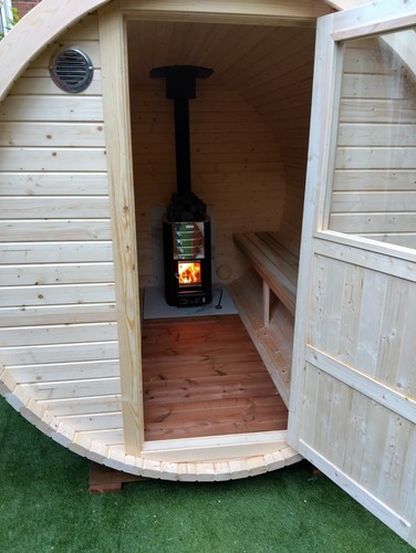 Barrel sauna spruce thermo - sauna,