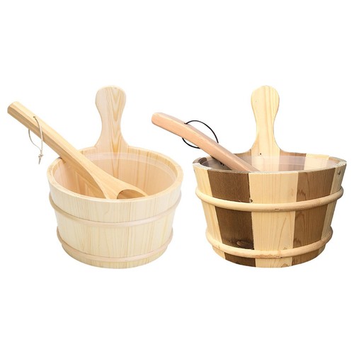 Wooden sauna barrel spa - wooden,