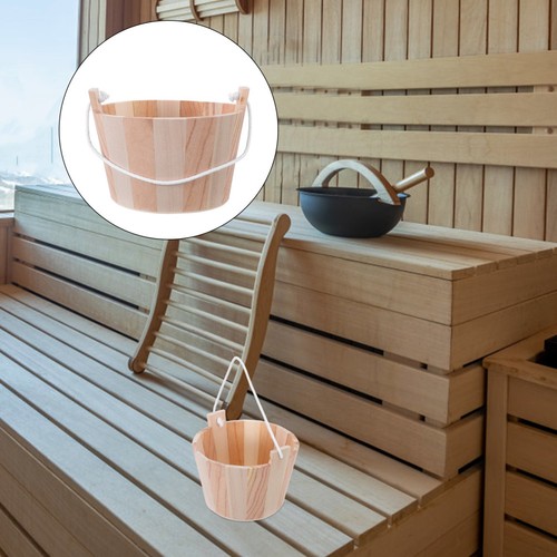 Sauna crystal salt barrel home - sauna,