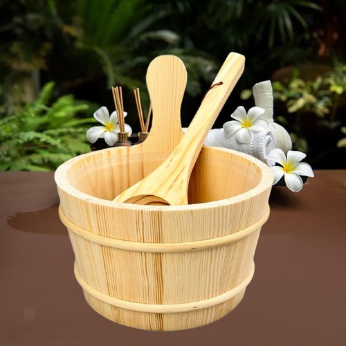 Sauna wood bucket - sauna, l