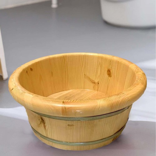 Wood foot bath - wood, laundry