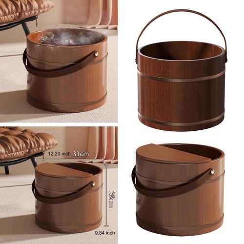 Wood foot bath multipurpose - foot,