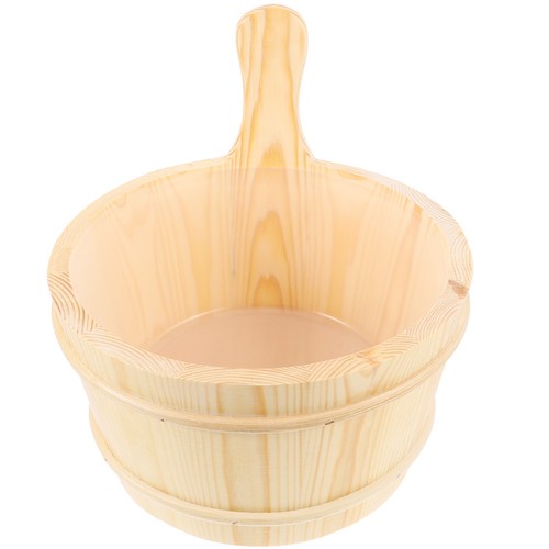 Wooden bucket for sauna - sauna, wood