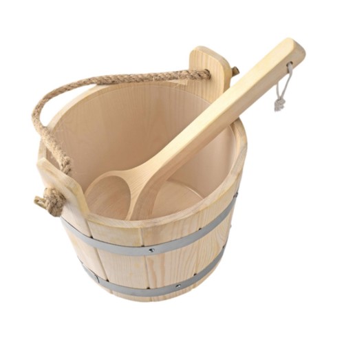 Wooden sauna barrel and - wooden,
