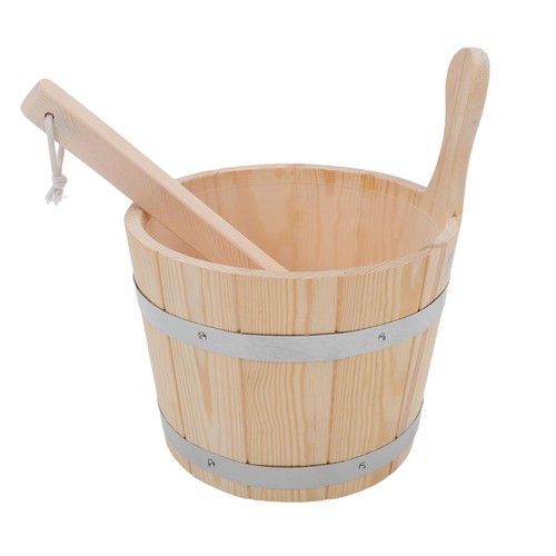 Water bucket wood - bucket, dipper