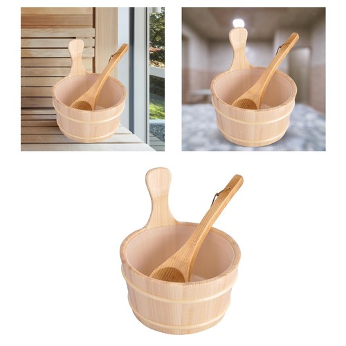 Solid natural wooden sauna - solid,