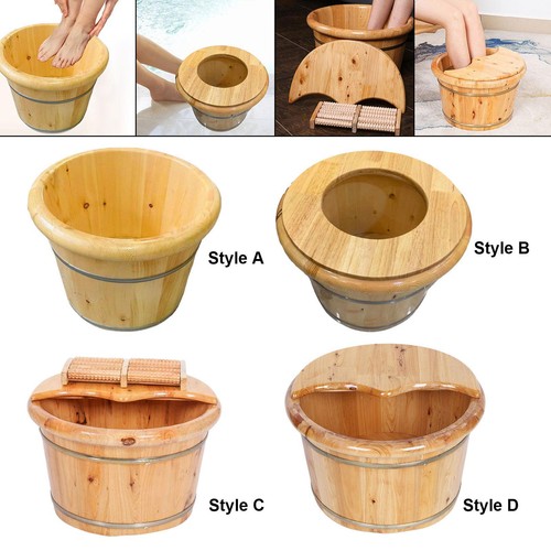 Wooden foot basin - wooden,