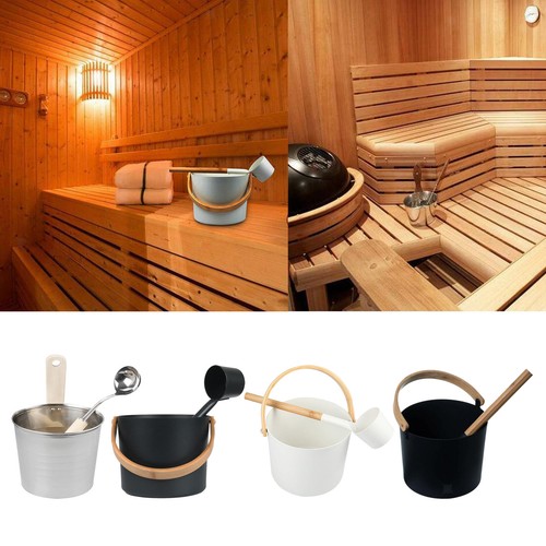 Aluminum sauna bucket - aluminum,